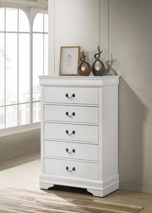 Louis Philippe - Five-drawer Chest – Accent Chests by CoasterEveryday at Furniture Wholesale Plus , Nashville furniture store
