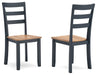 Gesthaven - Dining Room Side Chair (Set of 2) - Premium Chair Sets from Signature Design by Ashley® - Just $198! Shop now at Furniture Wholesale Plus  We are the best furniture store in Nashville, Hendersonville, Goodlettsville, Madison, Antioch, Mount Juliet, Lebanon, Gallatin, Springfield, Murfreesboro, Franklin, Brentwood