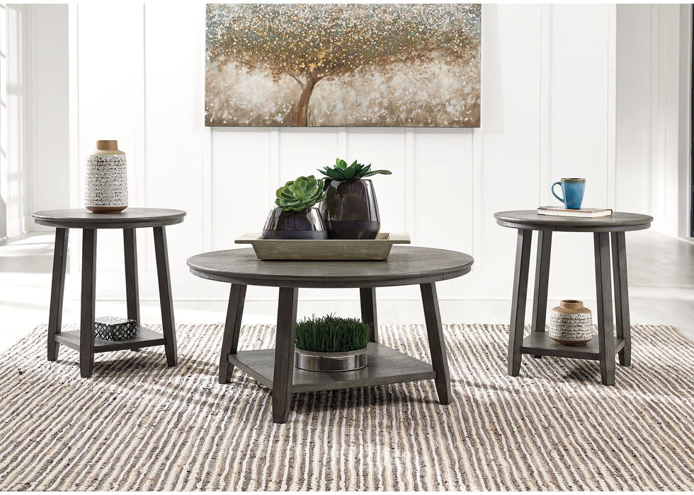 Caitbrook - Occasional Table Set (Set of 3) - Gray – Table Sets by Signature Design by Ashley® at Furniture Wholesale Plus , Nashville furniture store