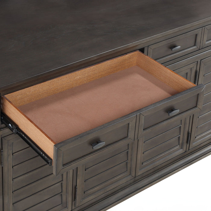 Linnett - Server - Dark Brown – Servers by Steve Silver Furniture at Furniture Wholesale Plus , Nashville furniture store