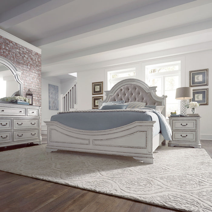 Magnolia Manor - Upholstered Bedroom Set – 3 Piece Bedroom Sets by Liberty Furniture at Furniture Wholesale Plus , Nashville furniture store