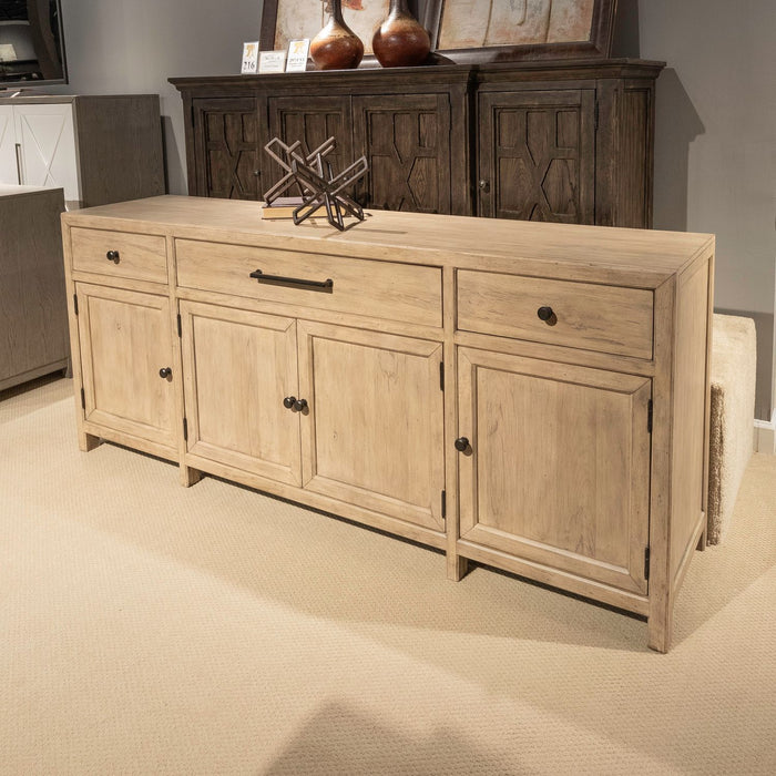 Proximity Place - 82" TV Console - Barley Buff – TV Stands by Liberty Furniture at Furniture Wholesale Plus , Nashville furniture store
