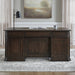 Providence Park - Jr Executive Desk - Chateau Brown – Executive Desks by Liberty Furniture at Furniture Wholesale Plus , Nashville furniture store