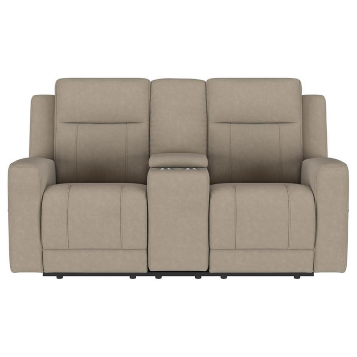 Brentwood - Upholstered Motion Reclining Loveseat – Reclining Loveseats by Coaster Fine Furniture at Furniture Wholesale Plus , Nashville furniture store