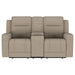Brentwood - Upholstered Motion Reclining Loveseat – Reclining Loveseats by Coaster Fine Furniture at Furniture Wholesale Plus , Nashville furniture store