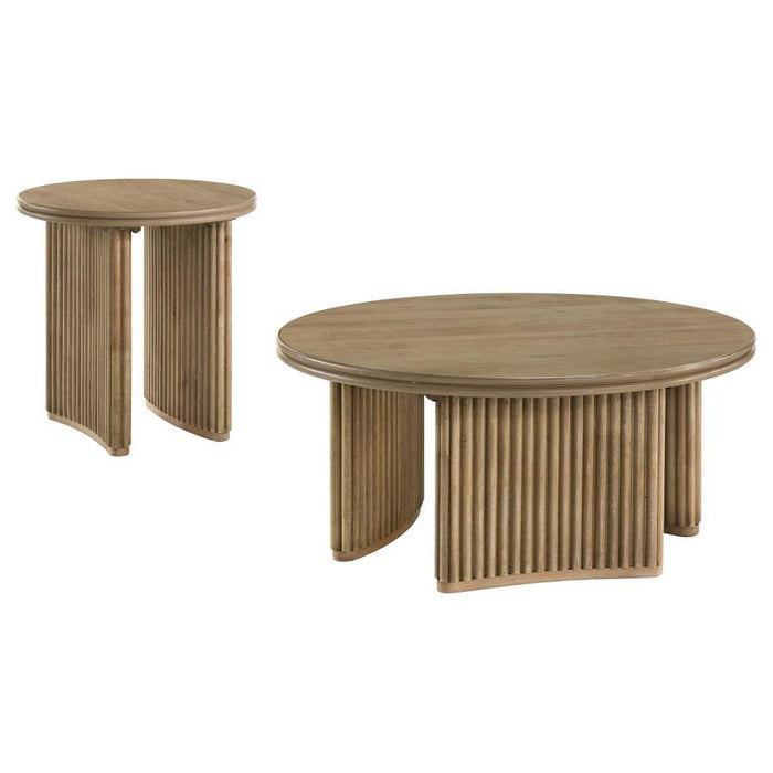 Adina - Round Coffee Table Set – Table Sets by Coaster Fine Furniture at Furniture Wholesale Plus , Nashville furniture store