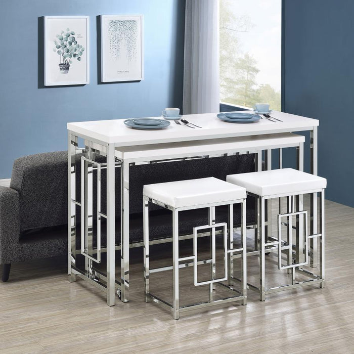 Jackson - Multipurpose Counter Height Table Set - Premium 4 Piece Dining Room Sets from Coaster Fine Furniture - Just $749! Shop now at Furniture Wholesale Plus  We are the best furniture store in Nashville, Hendersonville, Goodlettsville, Madison, Antioch, Mount Juliet, Lebanon, Gallatin, Springfield, Murfreesboro, Franklin, Brentwood
