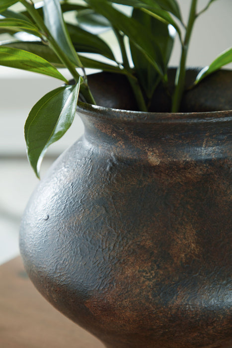 Laddlow - Vase - Antique Brown – Vases & Jars by Signature Design by Ashley® at Furniture Wholesale Plus , Nashville furniture store