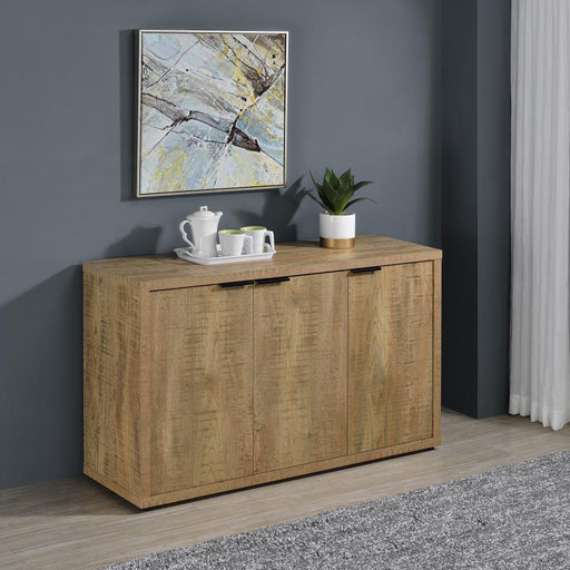 Pepita - 3 Door Engineered Wood Accent Cabinet - Mango Brown – Accent Cabinets by Coaster Fine Furniture at Furniture Wholesale Plus , Nashville furniture store
