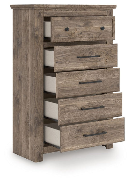 Rusticott - Five Drawer Chest - Brown – Accent Chests by Signature Design by Ashley® at Furniture Wholesale Plus , Nashville furniture store