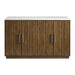 Carmela - Server With White Marble, Power And USBC - Brown – Servers by Elements International at Furniture Wholesale Plus , Nashville furniture store