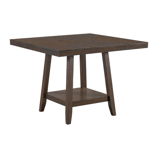 Seneca - Square Counter Table With Lazy Susan – Counter Tables by Elements International at Furniture Wholesale Plus , Nashville furniture store