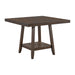 Seneca - Square Counter Table With Lazy Susan – Counter Tables by Elements International at Furniture Wholesale Plus , Nashville furniture store