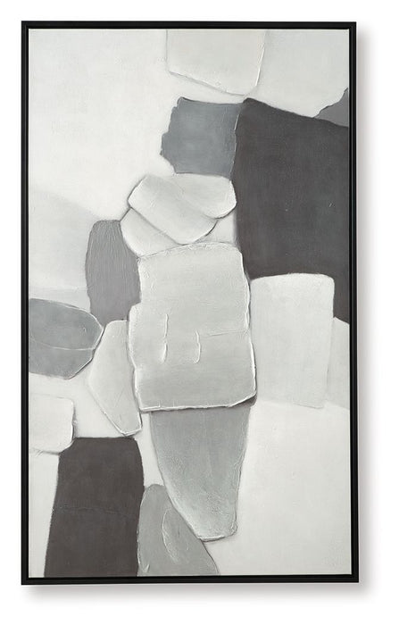 Adilson - Wall Art - White / Gray / Black – Canvas Art by Signature Design by Ashley® at Furniture Wholesale Plus , Nashville furniture store