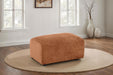Burnett - Chenille Upholstered Ottoman – Upholstered Ottomans by Coaster Fine Furniture at Furniture Wholesale Plus , Nashville furniture store