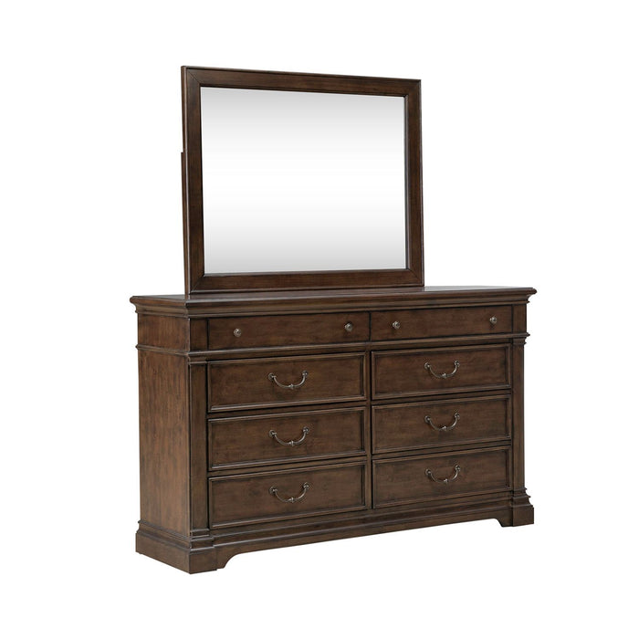 Arden Road - Dresser & Mirror - Satin Cherry – Dresser & Mirror by Liberty Furniture at Furniture Wholesale Plus , Nashville furniture store