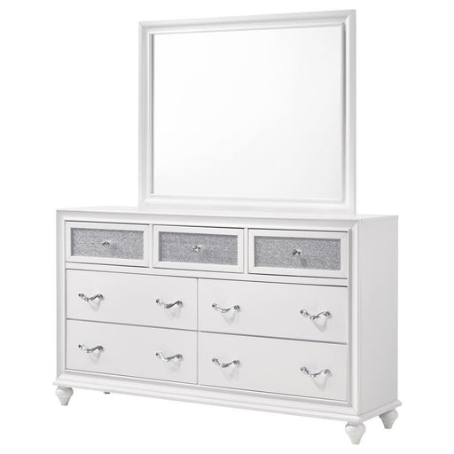 Barzini - 7-drawer Dresser With Mirror - Premium Dresser & Mirror from CoasterEveryday - Just $839! Shop now at Furniture Wholesale Plus  We are the best furniture store in Nashville, Hendersonville, Goodlettsville, Madison, Antioch, Mount Juliet, Lebanon, Gallatin, Springfield, Murfreesboro, Franklin, Brentwood