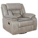 Greer - Upholstered Swivel Glider Recliner Chair - Premium Swivel Glider Chairs from CoasterEveryday - Just $549! Shop now at Furniture Wholesale Plus  We are the best furniture store in Nashville, Hendersonville, Goodlettsville, Madison, Antioch, Mount Juliet, Lebanon, Gallatin, Springfield, Murfreesboro, Franklin, Brentwood