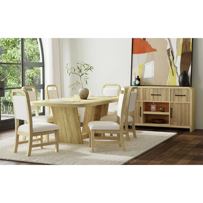 Ridgemont - Standard Height Dining Set – 7 Piece Dining Room Sets by Elements International at Furniture Wholesale Plus , Nashville furniture store
