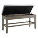 Grayson - Counter Bench - Gray / Light Brown – Counter Benches by Steve Silver Furniture at Furniture Wholesale Plus , Nashville furniture store
