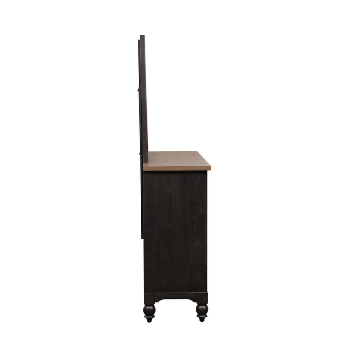 Americana Farmhouse - Dresser & Mirror – Dresser & Mirror by Liberty Furniture at Furniture Wholesale Plus , Nashville furniture store