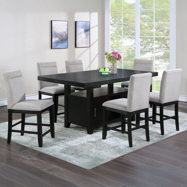Yves - Counter Height Dining Room Set – 5 Piece Dining Room Sets by Steve Silver Furniture at Furniture Wholesale Plus , Nashville furniture store