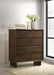 Glenwood - 4-Drawer Chest Of Drawers - Warm Brown – Accent Chests by Coaster Fine Furniture at Furniture Wholesale Plus , Nashville furniture store