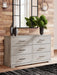 Shawburn - Six Drawer Dresser - Gray – Dressers by Signature Design by Ashley® at Furniture Wholesale Plus , Nashville furniture store