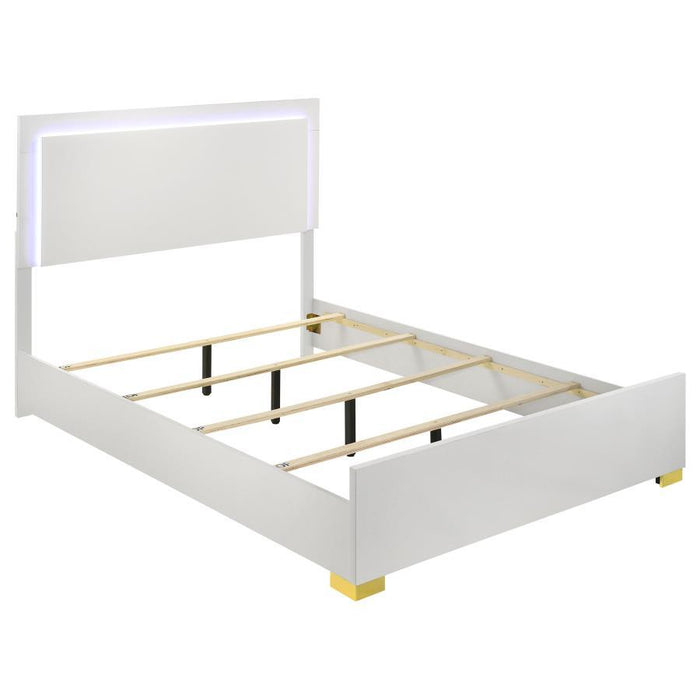 Marceline - Wood LED Panel Bed – Panel Beds by Coaster Fine Furniture at Furniture Wholesale Plus , Nashville furniture store