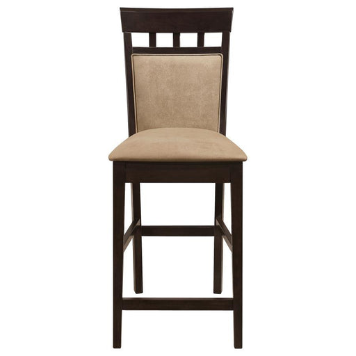 Gabriel - Closed Back Counter Chair (Set of 2) - Cappuccino - Premium Stool Sets from CoasterEveryday - Just $259! Shop now at Furniture Wholesale Plus  We are the best furniture store in Nashville, Hendersonville, Goodlettsville, Madison, Antioch, Mount Juliet, Lebanon, Gallatin, Springfield, Murfreesboro, Franklin, Brentwood