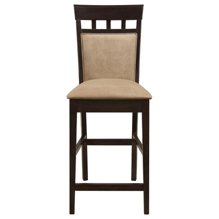 Gabriel - Closed Back Counter Chair (Set of 2) - Cappuccino - Premium Stool Sets from CoasterEveryday - Just $259! Shop now at Furniture Wholesale Plus  We are the best furniture store in Nashville, Hendersonville, Goodlettsville, Madison, Antioch, Mount Juliet, Lebanon, Gallatin, Springfield, Murfreesboro, Franklin, Brentwood