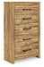Maystonna - Five Drawer Chest - Brown – Accent Chests by Signature Design by Ashley® at Furniture Wholesale Plus , Nashville furniture store