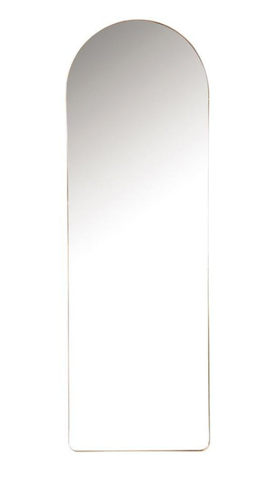 Stabler - Metal Framed Floor Mirror - Rose Gold – Floor Mirrors by CoasterEveryday at Furniture Wholesale Plus , Nashville furniture store