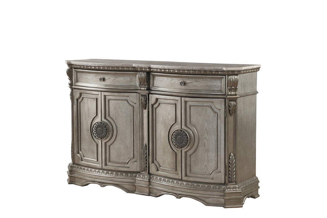 Northville Antique Silver Server (MARBLE TOP) - Premium Server from ACME East - Just $2263.95! Shop now at Furniture Wholesale Plus  We are the best furniture store in Nashville, Hendersonville, Goodlettsville, Madison, Antioch, Mount Juliet, Lebanon, Gallatin, Springfield, Murfreesboro, Franklin, Brentwood