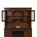 Brayton Manor - Jr Executive Credenza Hutch - Cognac – Hutches by Liberty Furniture at Furniture Wholesale Plus , Nashville furniture store