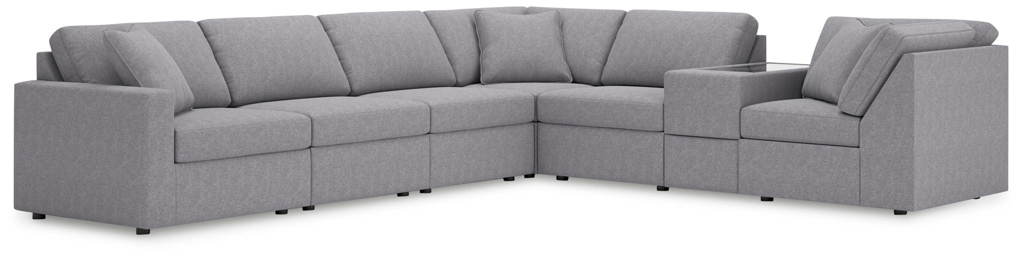 Modmax - Sectional - Granite – Stationary Sectionals by Signature Design by Ashley® at Furniture Wholesale Plus , Nashville furniture store