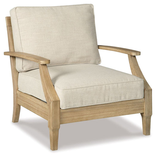 Clare View - Beige - Lounge Chair w/Cushion - Premium Arm Chairs from Signature Design by Ashley® - Just $528! Shop now at Furniture Wholesale Plus  We are the best furniture store in Nashville, Hendersonville, Goodlettsville, Madison, Antioch, Mount Juliet, Lebanon, Gallatin, Springfield, Murfreesboro, Franklin, Brentwood