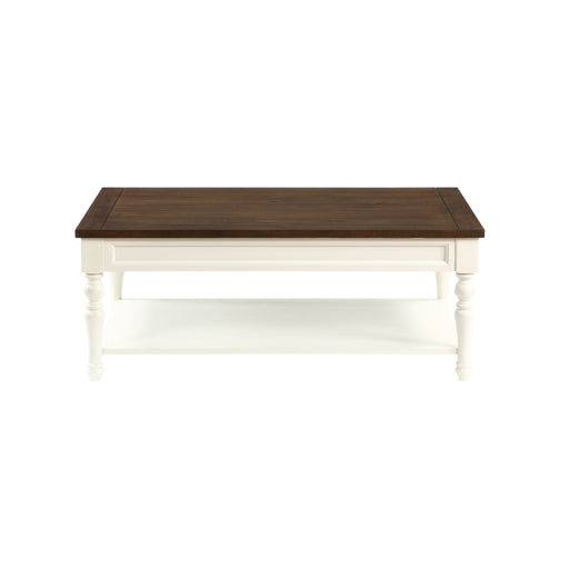 Joanna - Coffee Table - White – Coffee Tables by Steve Silver Furniture at Furniture Wholesale Plus , Nashville furniture store