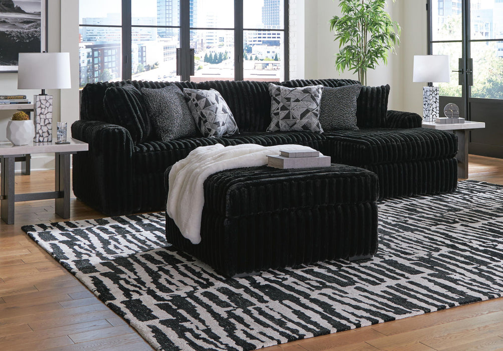 Midnight-Madness - Sectional – Stationary Sectionals by Signature Design by Ashley® at Furniture Wholesale Plus , Nashville furniture store