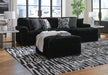 Midnight-Madness - Sectional – Stationary Sectionals by Signature Design by Ashley® at Furniture Wholesale Plus , Nashville furniture store