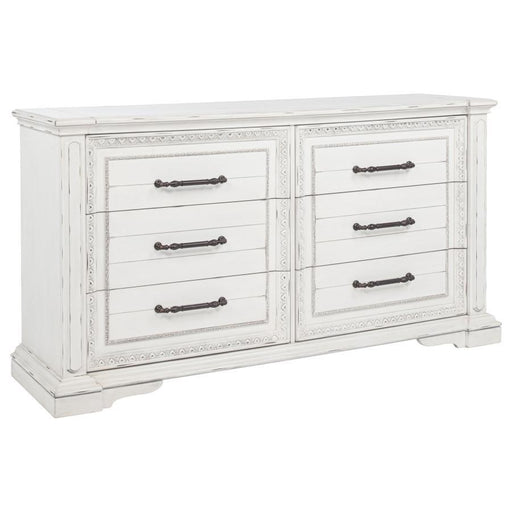 Mckinney - 6-Drawer Bedroom Dresser Cabinet – Dressers by Coaster Fine Furniture at Furniture Wholesale Plus , Nashville furniture store
