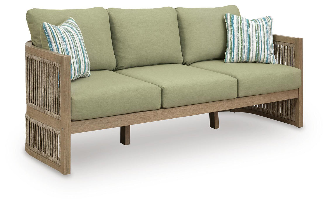 Serena Shores - Sofa With Cushion - Beige / Green – Sofas by Signature Design by Ashley® at Furniture Wholesale Plus , Nashville furniture store