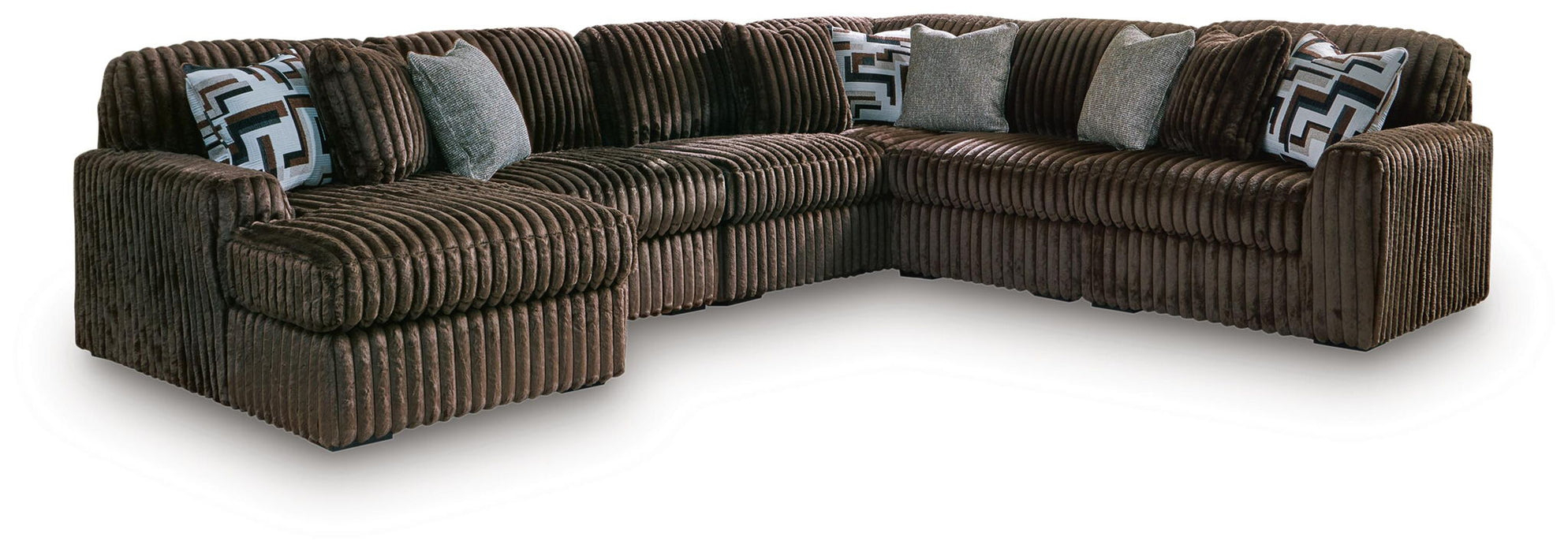 Midnight-Madness - Sectional – Stationary Sectionals by Signature Design by Ashley® at Furniture Wholesale Plus , Nashville furniture store