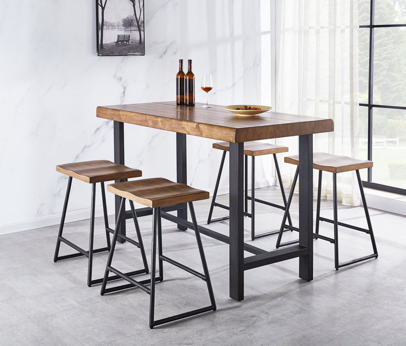 Landon - Counter Stool (Set of 2) - Light Brown – Stool Sets by Steve Silver Furniture at Furniture Wholesale Plus , Nashville furniture store