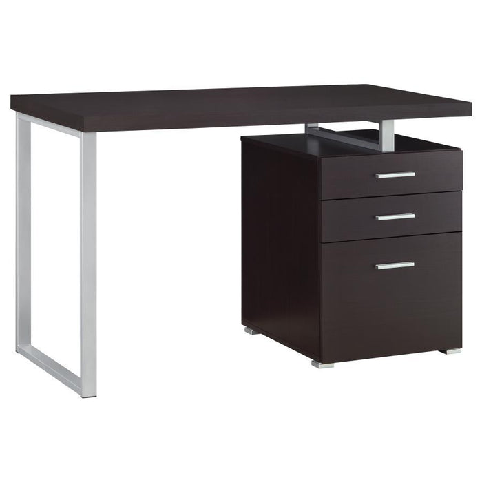 Brennan - 3-Drawer Office Computer Desk - Premium Computer Desks from CoasterEveryday - Just $279! Shop now at Furniture Wholesale Plus  We are the best furniture store in Nashville, Hendersonville, Goodlettsville, Madison, Antioch, Mount Juliet, Lebanon, Gallatin, Springfield, Murfreesboro, Franklin, Brentwood