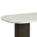 Sylvie - Oval Dining Table With Faux Marble Top – Dining Tables by Elements International at Furniture Wholesale Plus , Nashville furniture store