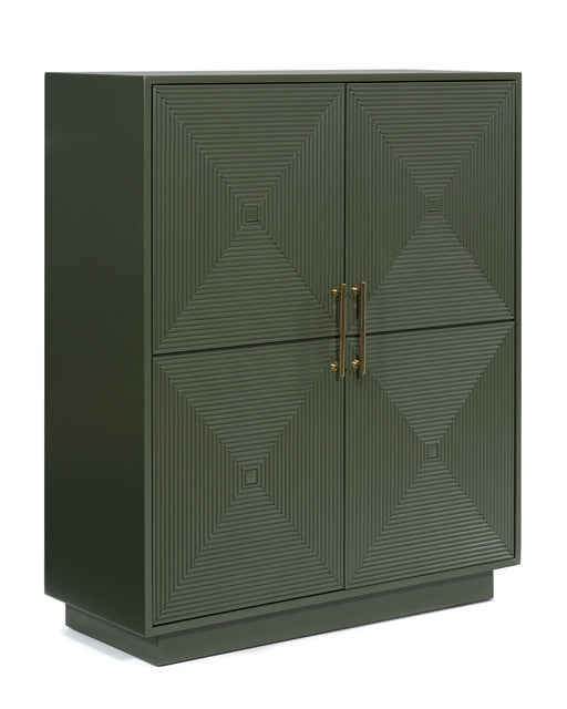 Geirwood - Accent Cabinet - Dark Green – Accent Cabinets by Signature Design by Ashley® at Furniture Wholesale Plus , Nashville furniture store