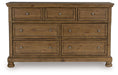Feddinger - Dresser - Medium Brown – Dressers by Signature Design by Ashley® at Furniture Wholesale Plus , Nashville furniture store