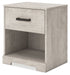 Shawburn - One Drawer Night Stand - Gray – Accent Nightstands by Signature Design by Ashley® at Furniture Wholesale Plus , Nashville furniture store