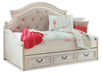 Realyn - Twin Day Bed With Storage - Chipped White – Daybeds by Signature Design by Ashley® at Furniture Wholesale Plus , Nashville furniture store